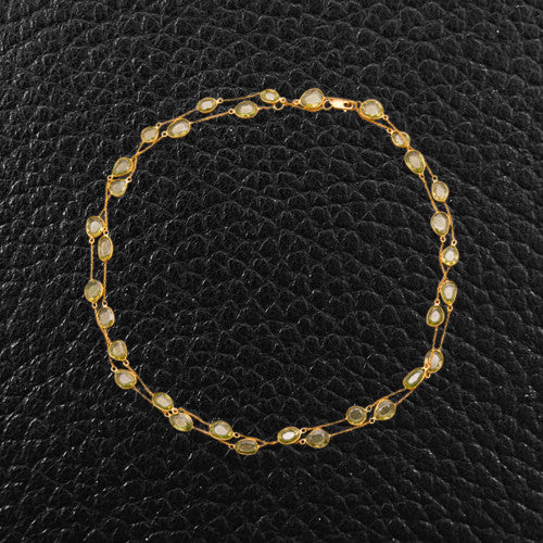 Faceted Sphene Necklace