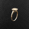 Cushion cut Citrine Ring