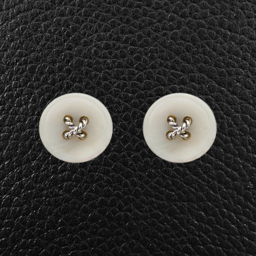 Mother of Pearl Button Cufflinks