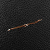Spaghetti Strap Bracelet with Small Infinity Link