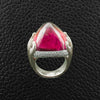 Sugarloaf Pink Tourmaline & Diamond Ring