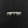Black Ceramic & Diamond Ring