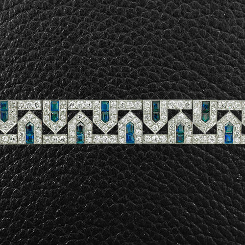 Sapphire & Diamond Bracelet