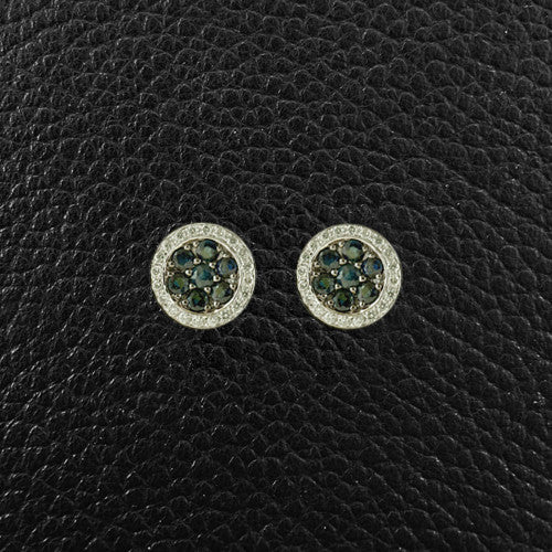 Sapphire & Diamond Earrings