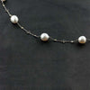 Long Baroque South Sea Pearl and Diamond Necklace