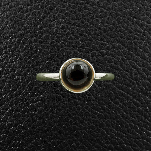 Cabochon Citrine Ring