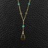 Amethyst & Turquoise Bead Necklace