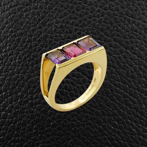 Amethyst & Rubellite Ring