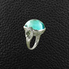 Blue Topaz & Peridot Ring