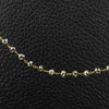 Black Bead Diamond Necklace