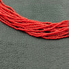 Multi-strand Coral Bead Necklace