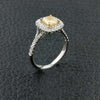 Radiant Yellow Diamond Ring