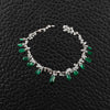 Cabochon Emerald & Diamond Necklace