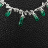 Cabochon Emerald & Diamond Necklace