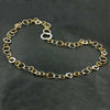 Yellow & White Gold Circles Necklace