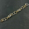 Yellow & White Gold Circles Necklace