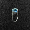 Purple Sapphire & Diamond Ring