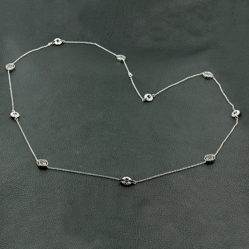 Brown Diamond Chain Necklace