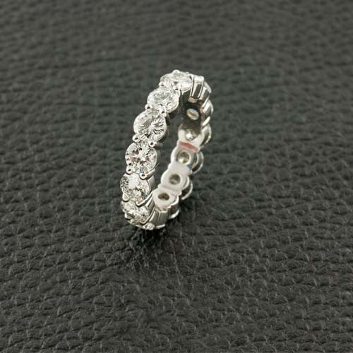 Round Diamond Eternity Band