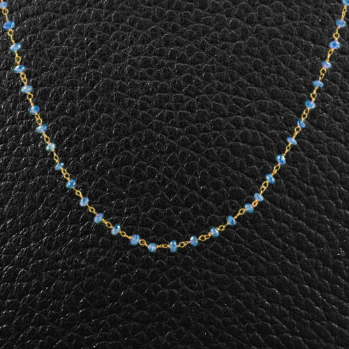 Sapphire Bead Necklace