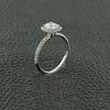 Cushion cut Diamond Halo Ring