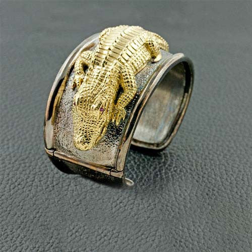 Alligator Cuff Bracelet