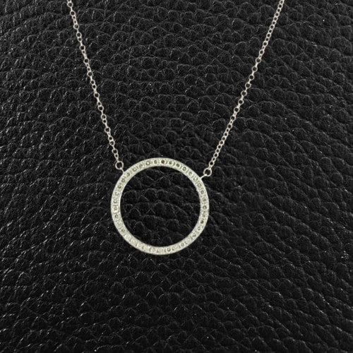 Diamond Circle Pendant