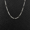 Black & White Diamond Long Necklace