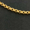 Gold Round Link Chain