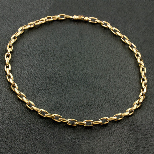 Yellow Gold Link Necklace