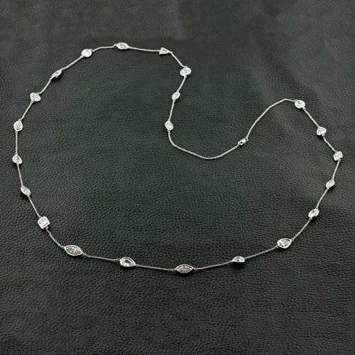 Marquise, Pear, Heart & Oval Diamond Necklace