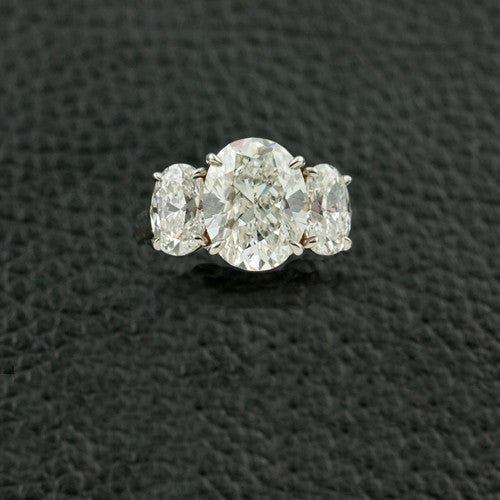 Triple Oval Diamond Ring