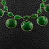 Green Onyx & Diamond Necklace