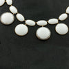 White Agate & Diamond Necklace