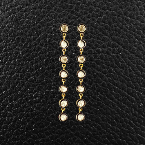 Diamond Dangle Earrings