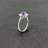 Round Amethyst Ring