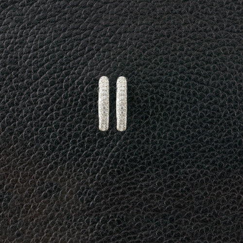 Diamond Hoop Earrings