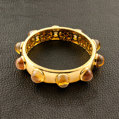 Citrine Bangle Bracelet