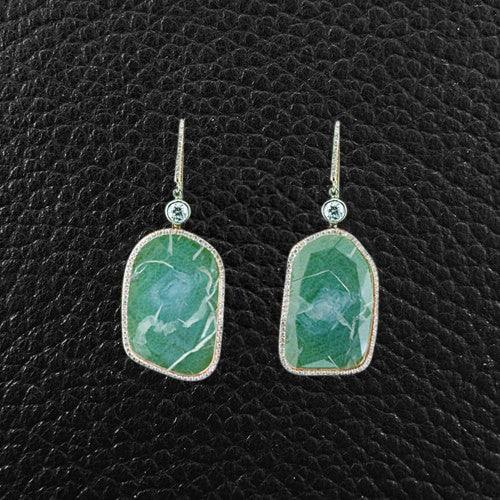 Diamond Slice Earrings