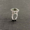 Lemon Quartz & Diamond Ring