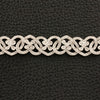 Diamond Hearts & Flowers Bracelet