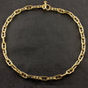 Anchor Link Necklace with Toggle Clasp