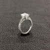 Emerald cut Diamond Engagement Ring