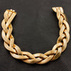 Braided Gold Estate Necklace