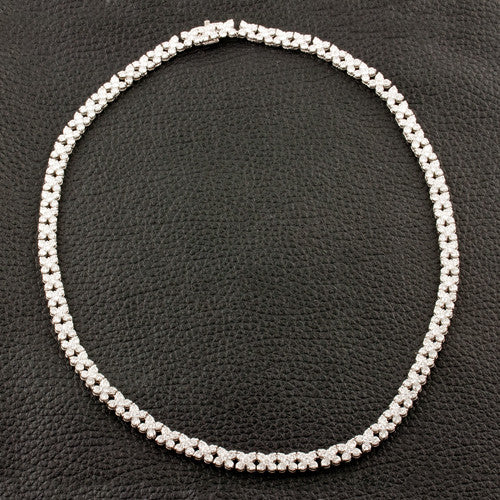 Diamond X Necklace