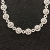 Diamond Circle Motif Necklace