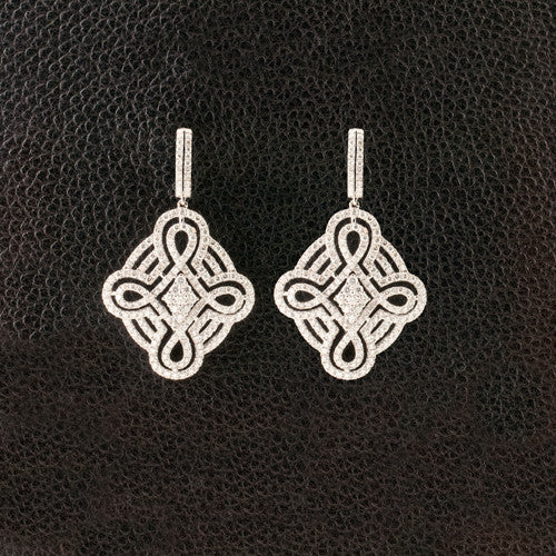 Diamond Chandelier Earrings