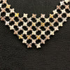 Multi-color Diamond Bib Necklace