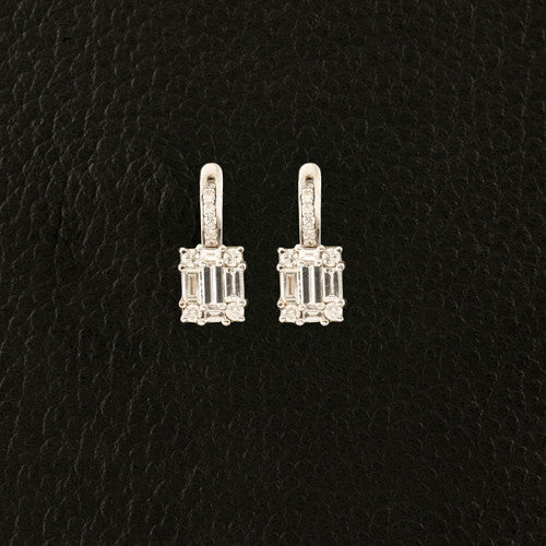 Diamond Dangle Earrings
