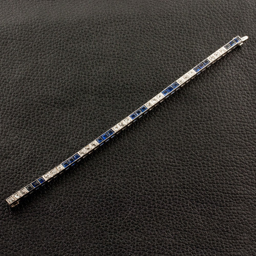 Sapphire & Diamond Bracelet